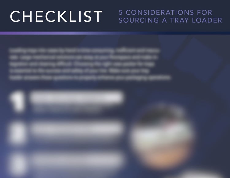 JLS Tray Loader Checklist