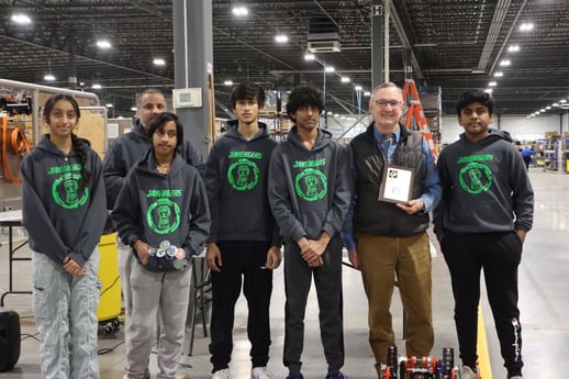 JLS Javengers Rototics Team Visit