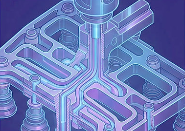 VOB 2.0 vacuum tooling picking up a wedge of cheese — solving applications others won't attempt
