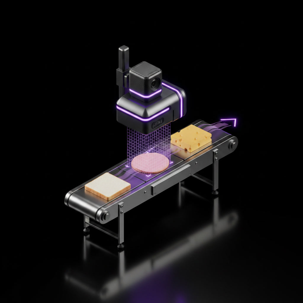 Step 2: vision locates each component