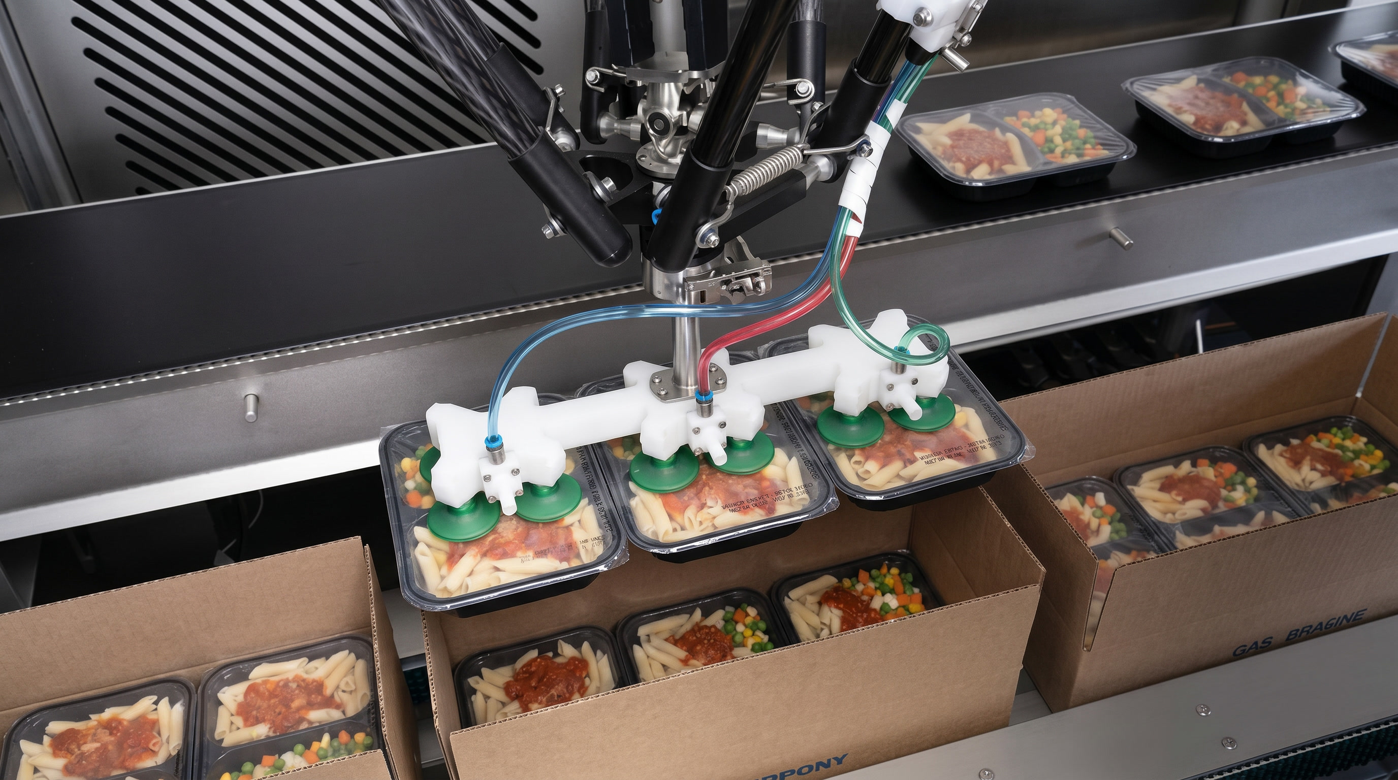 Frozen food packaging automation